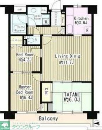コーボック新小金井の物件間取画像